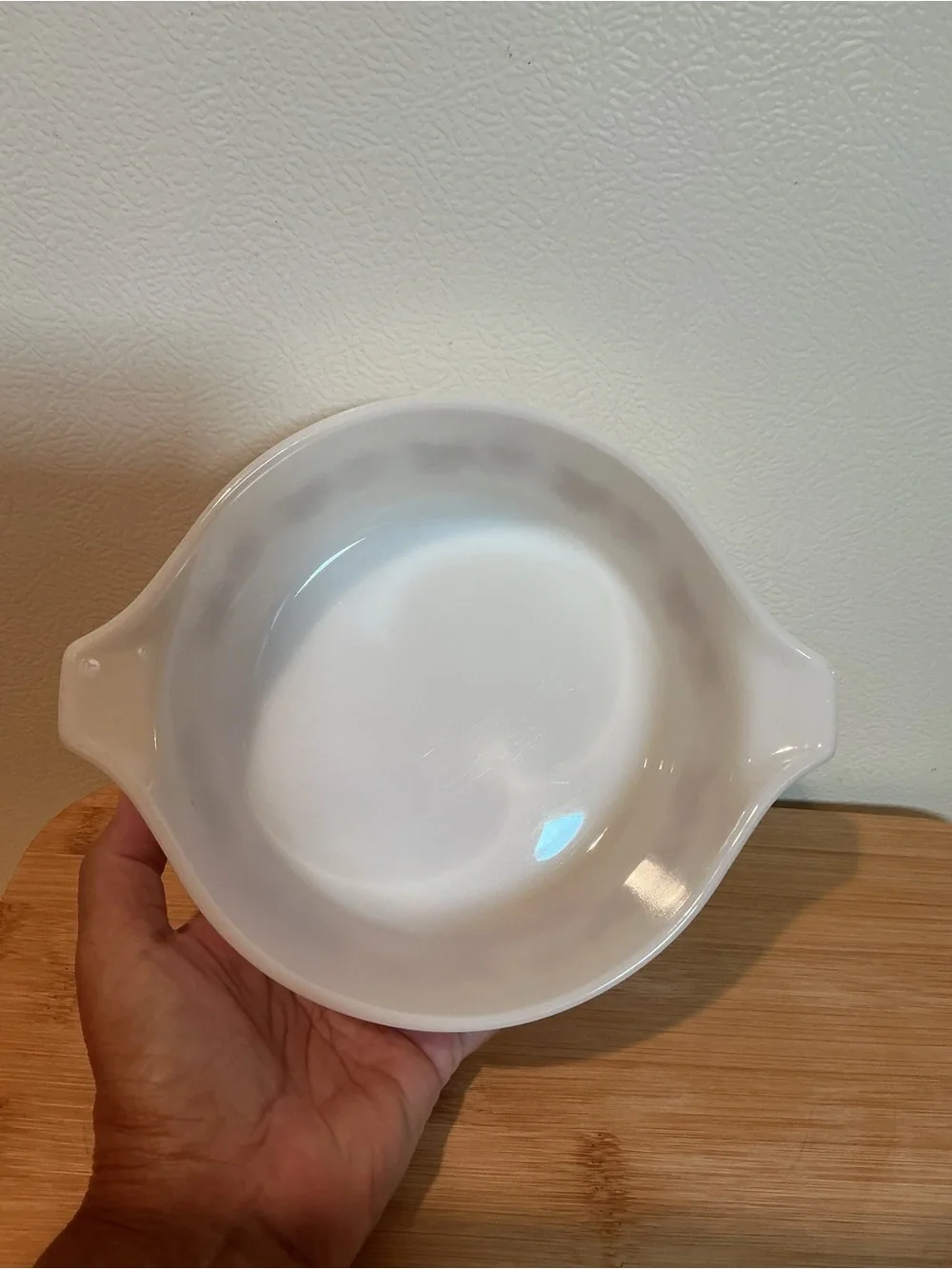 Vintage Pyrex Sandalwood Ivy Casserole: 1.5 Pint with Glass Lid